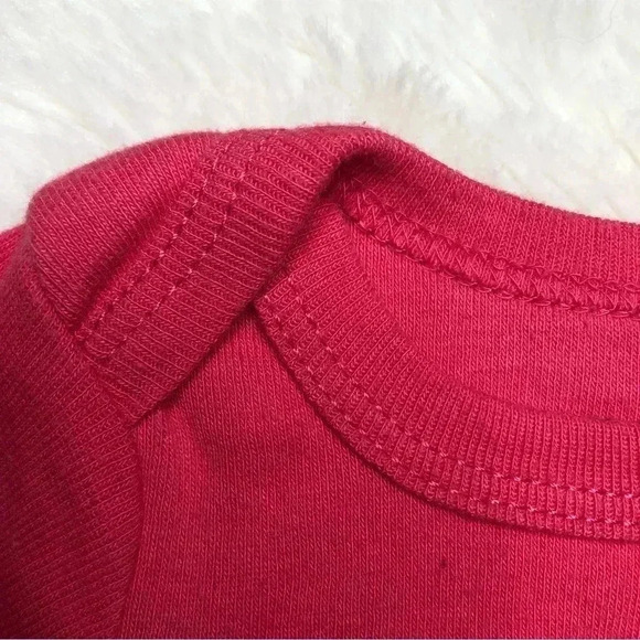 Juicy Couture  Diaper Shirt Onesie Pink Size 0-3 Months - Picture 4 of 16